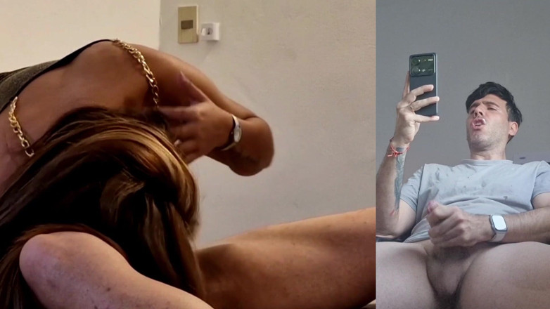 Latinascachondas: My Boyfriend Sees How I Suck Another Cock