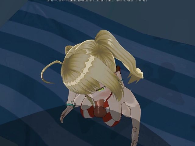 3D Hentai POV Deep Blowjob From Nero Claudius (H3DC)