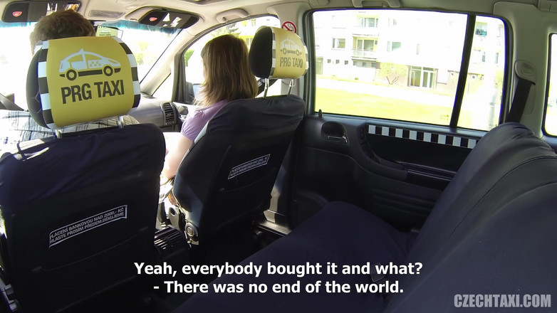 Czech Taxi: Montada anal con un chorro
