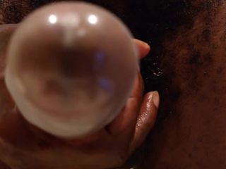 Hallelujah Johnson: Hallelujah Johnson Masturbating solo close up sex toy BBC Masturbating