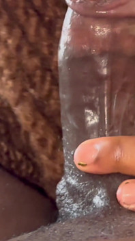 Close-up. My Stepdaughter Jerks off My BBC and Keeps Sucking While I Cum in Her Mouth