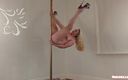 Michellexm: Nude pole dance constrangimento