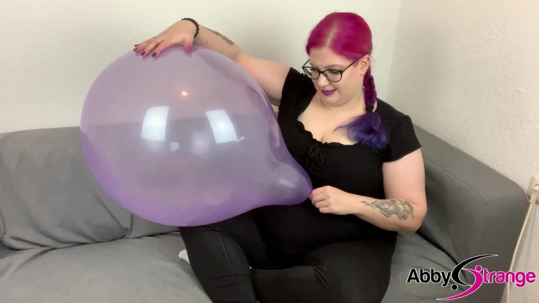 Abby Strange: Looner Fetish: Big Balloon Non Pop