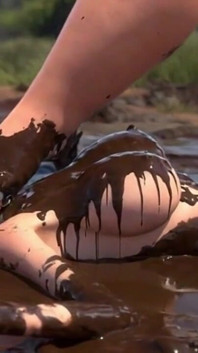 Dirty Mud Foot Face Domination - Women Degraded