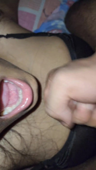 Beautiful Indian GF Huge Cum on Her Mouth in Her 21st Birthday