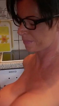 Busty Dacada Fucks Big Cock in Kitchen