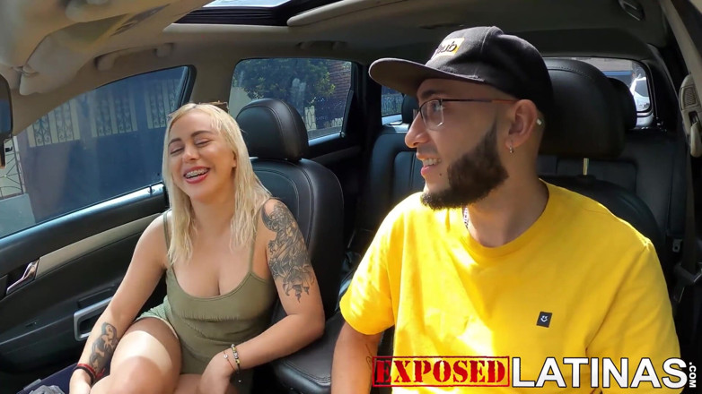 Exposed Latinas: Patricia utíká od svého přítele kvůli sexu v autě