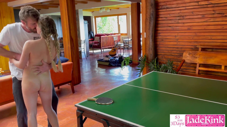 Jade Kink: Peraih ping pong striptis asli lagi asik ngentot