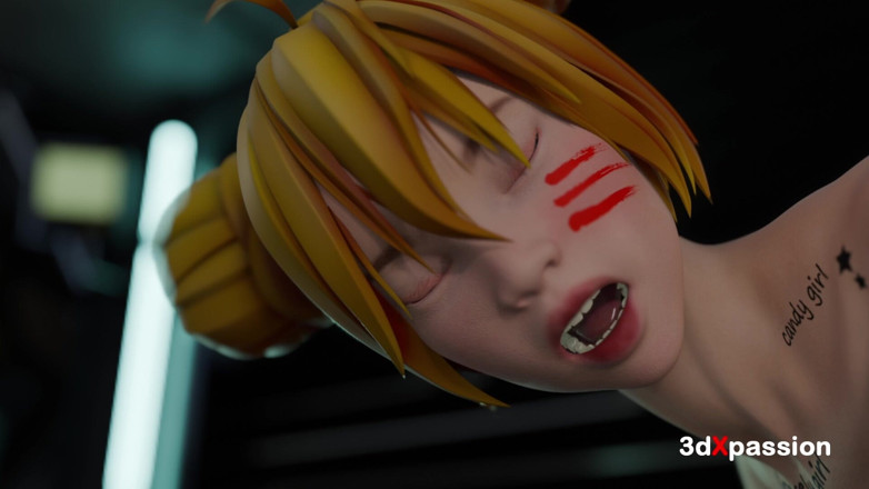 3dxpassion-transgender: Sexy Anime-Mädchen genießt Transgender-Penetration in Mund, Hintern und Vagina.