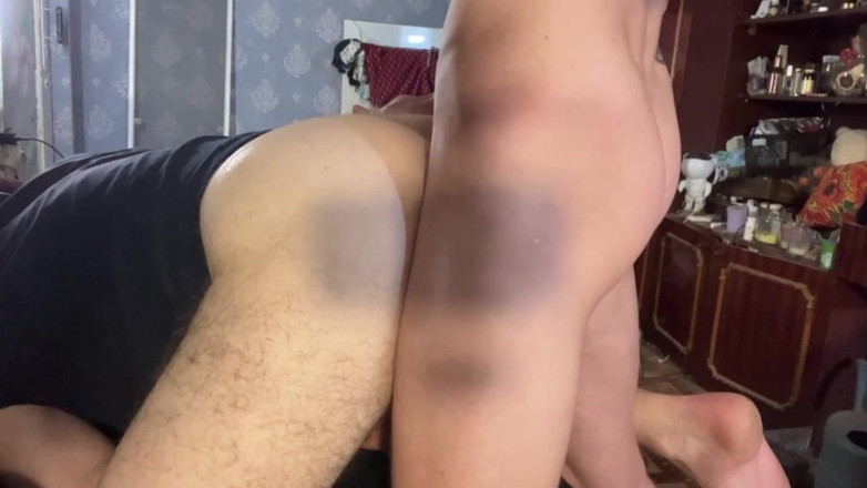 MaxHotty: Stepdaddy Sucks Young Cock Man and Gets Cum on Hole
