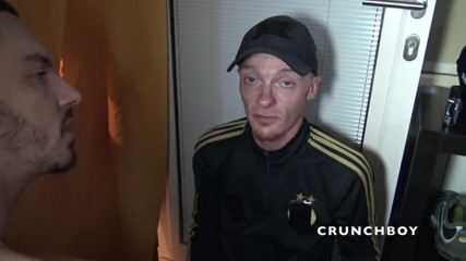 CREAMPIE SESSION IN JOCKSTRAP: Fucked barebakc in jockstrpa by straight boy