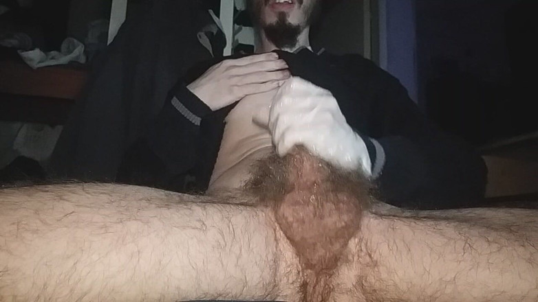 Jeddrew: Ich Wichst Meinen Großen Haarigen Schwanz Ab - Latexhandschuh