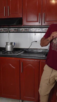 Rapidin Mañanero Sin Condon Con Mi Cuñado Me Voy a Hacer El Desayuno Con Mi Coño Lleno De Semen