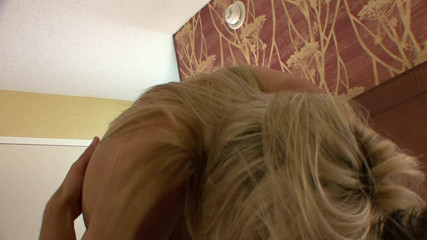 Cryptostudios: Blonde slut sucks and fucks her boyfriend hard cock while...