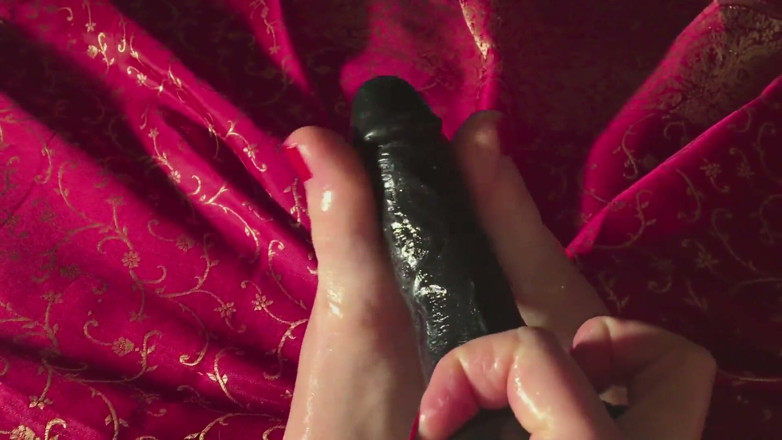 Mistress Hotwife Venus: Füße, Fußfetisch, Footjob mit Dildos, sexy roten Zehennägeln