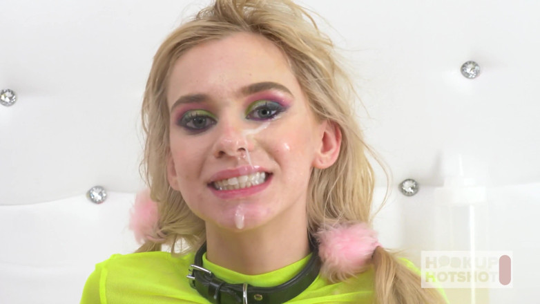 Hookup Hotshot: Colorful Goldie Chanel Shortcake Drians One Big, Rough Dick!