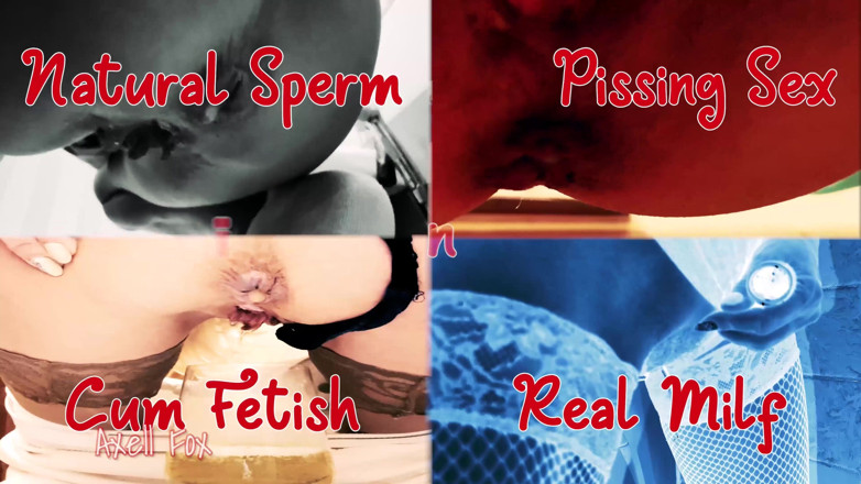 Axell Fox: Drenaje De Esperma # 2. Versión Especial. Rubia MILF Perra Drena Semen...