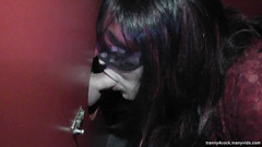 Tranny 4 cock: Polykání několika dávek u gloryhole v září 2019