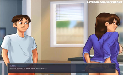 Cartoon Universal: Summertime saga parte 38 - follar milf en la cocina (sub español)