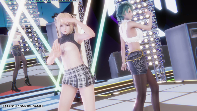3D-Hentai Games: [mmd] 햇빛 Marie Rose Tamaki 섹시한 스트립쇼 Doa Hentai 무수정 4K 60fps