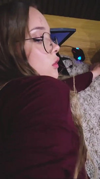 Kate Kuray Watched Harry Potter with Her Friend