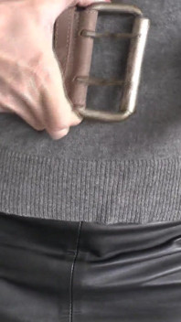 Belt Fitting in the Living Room, Part 3, Lady Victoria Valente
