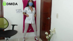 Quirapretty99: Jururawat kehilangan zakar besar dan dildo