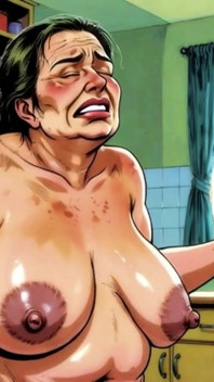 AI การ์ตูน MILF ในครัว