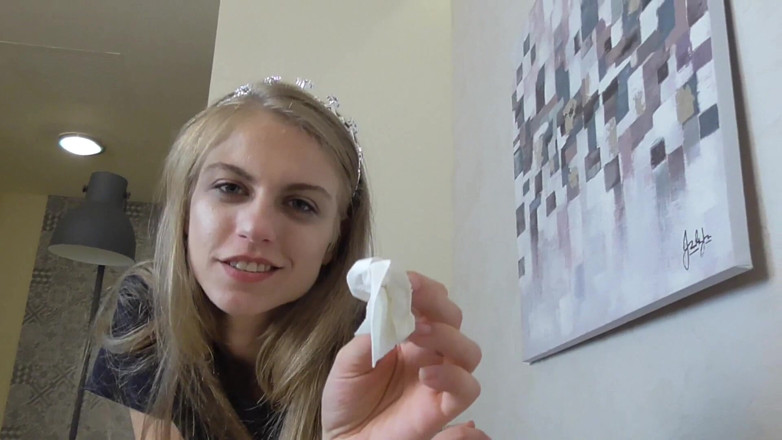 Femdom Austria: POV Dirty Nose and Ear Wax Slave of Princess Kirstin!