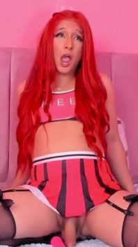 Cheerleader Jumps and Jumps, Watch That Dick Bounce