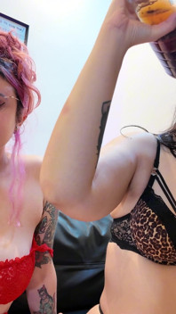 Funny Cola Burp with My Bestie in Lingerie Chubby Girls