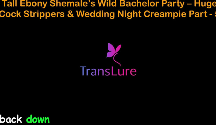 TransLure: English Audio Sex Story - Tall Ebony Shemale’s Wild Bachelor Party -...