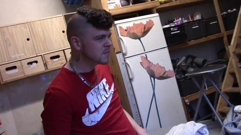 CASTING PORN AMATOR: Creampied in sneaker by xxl cock for fuin casting