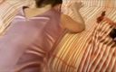 Sexy O2: 848 - шлюшка в любительском видео, стринги, платье, розовый атласный наряд, раком, минет в видео от первого лица, лизание задницы