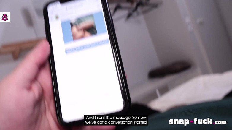Snap Fuck: Larm! en fet svettig man räls ung brud! (från Frankrike)! Snap-knulla