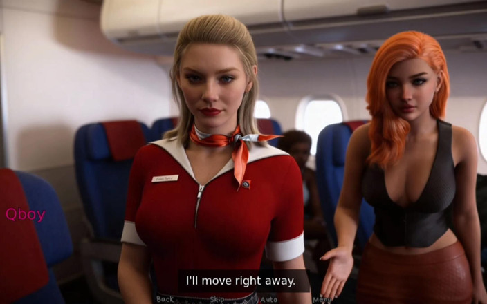 Q Boy: Hot Girl Caught Me Nude in Plane - Asia Town - E02