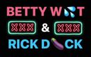 Betty Wet &amp; Rick Dick: Blowjob Bunny - ホットで巨乳の熟女は巨根をオーガズムに吸う