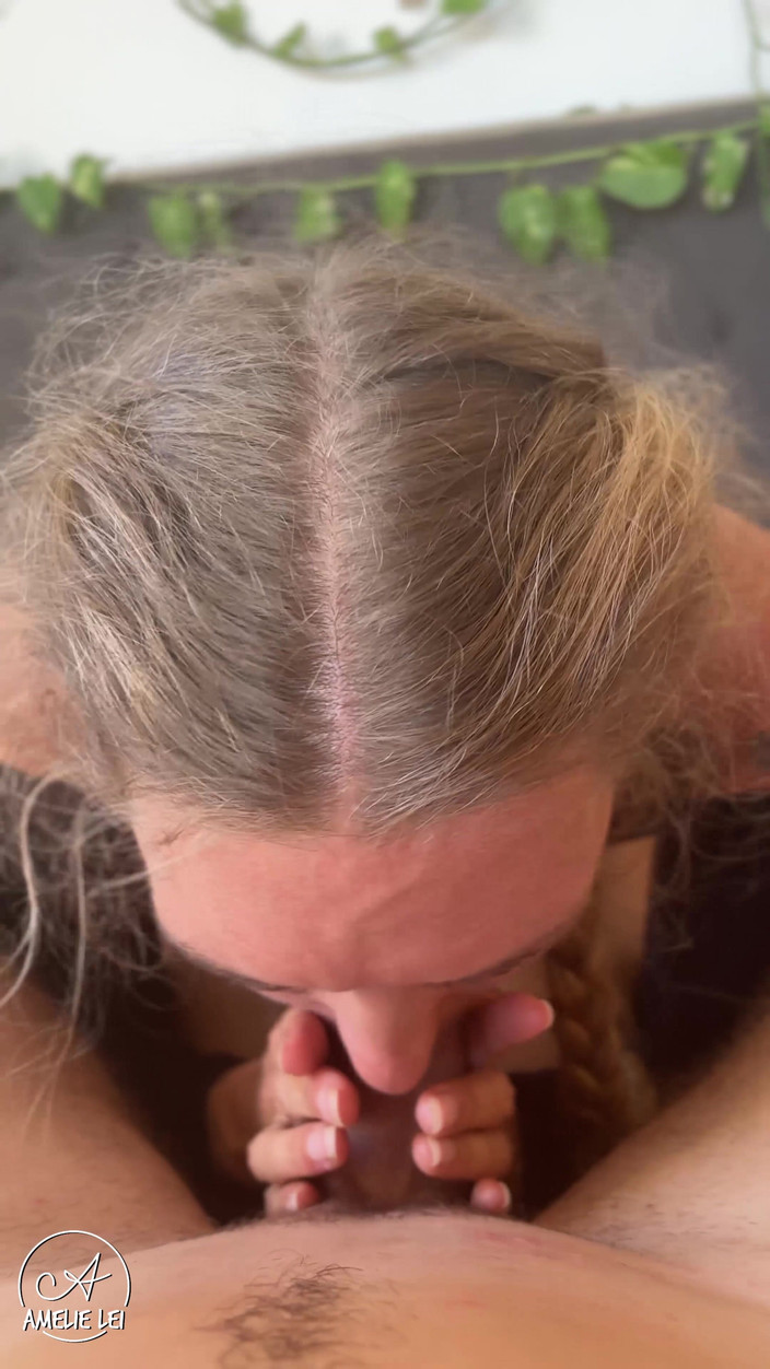 Amelie Lei: 1. Blowjob Clip After 2,5 Years - He Enjoys It a Lot!