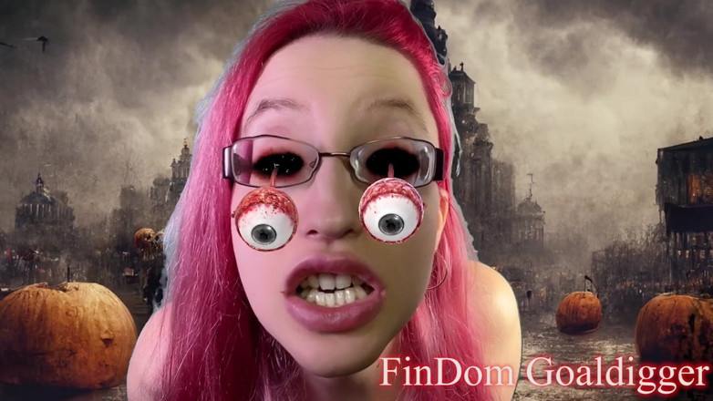 FinDom Goaldigger: Halloween renda escrava transformação