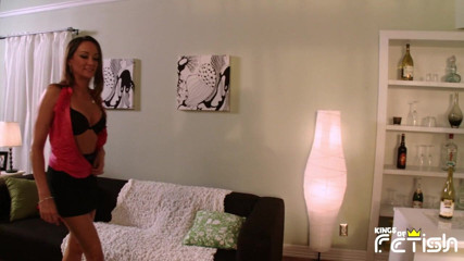 Family Role Playing: Horny Milf gets cunt pumped hard by her stepdaughter's lover