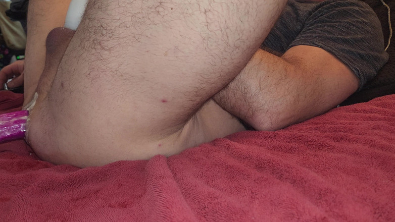 Theo Magnum: Hetero escancarado por enorme máquina de foder com vibrador