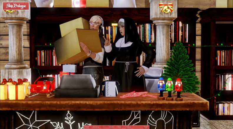 Cumming Gaming: Unlimited Christmas [Xmas hentai pornplay] Ep.3 Memories of fucking cursing nuns...