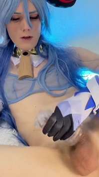 Transgender v Genshin Impact Cosplay Cum v Fleshlight