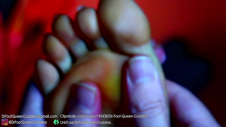 Dr. Foot Queen Goddess: Faltige sohlen-lotion-massage teil 2