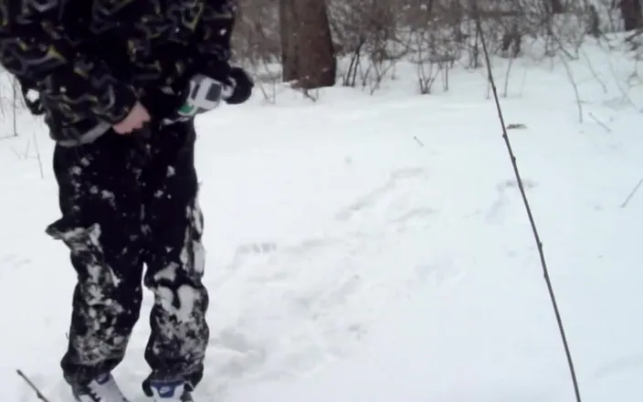Sneakersmax98: Outdoor Joy in the Snowbound Forest