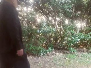 Serial Jerk off in Country Pissing and Juicy Jerk off of the Good Fat Pig Pascal in an Arboretum!