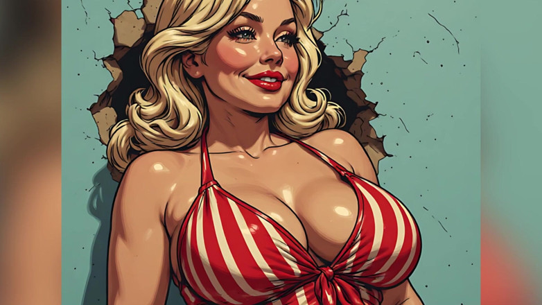 AI Porn: Umění baculaté krásky v bikinách