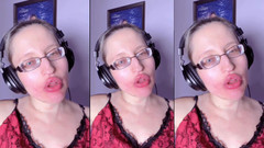 FinDom Goaldigger: Asmr tänder godis äta - asmr, ögonglasögon, gianess, läppstift, stora läppar, mough, mat,...