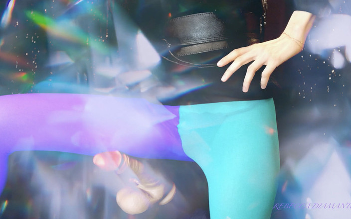 Rebecca Diamante: Reib deinen schwanz zwischen meinen sexy schenkeln