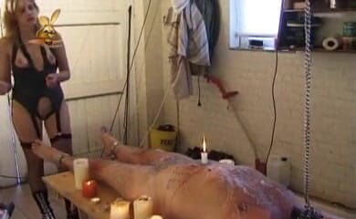 Femdom Bitches: Dick on fire